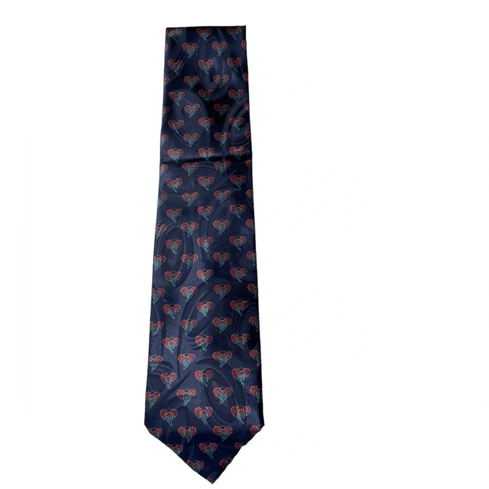 CHRISTIAN DIOR Monsieur Blue Tie Made in the USA